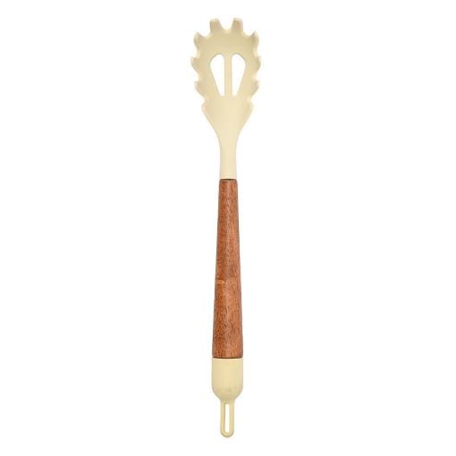 Εικόνα της Κουτάλα Ζυμαρικών Estia Allure Σιλικόνης 33cm Ivory 01-37208