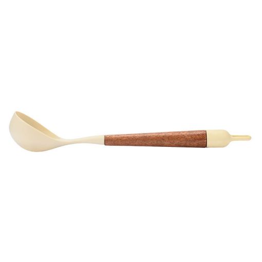 Εικόνα της Κουτάλα Σούπας Estia Allure Σιλικόνης 34cm Ivory 01-37161