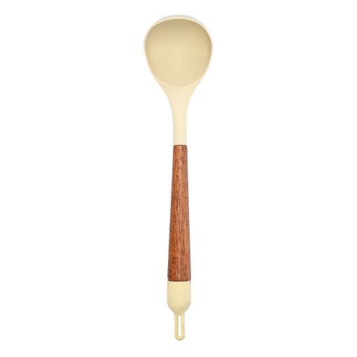 Εικόνα της Κουτάλα Σούπας Estia Allure Σιλικόνης 34cm Ivory 01-37161