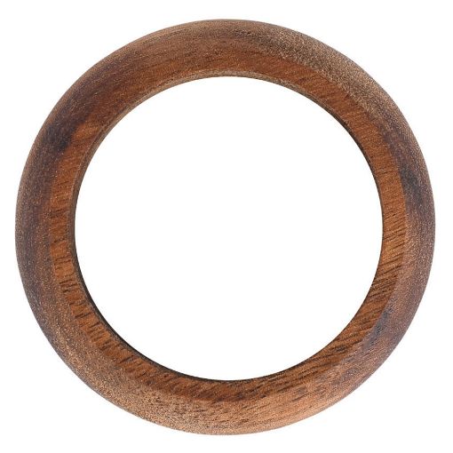 Εικόνα της Σετ Κρίκοι Πετσέτας Estia Allure Ξύλινοι 5.5x4cm 4τμχ 07-36843