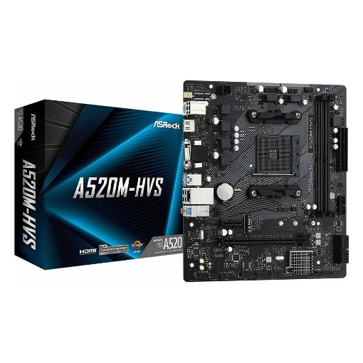 Εικόνα της ASRock A520M-HVS Micro ATX AMD AM4 Socket 90-MXBE60-A0UAYZ