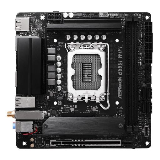 Εικόνα της ASRock B860I WiFi Mini ITX Intel LGA1851 Socket 90-MXBQQ0-A0UAYZ