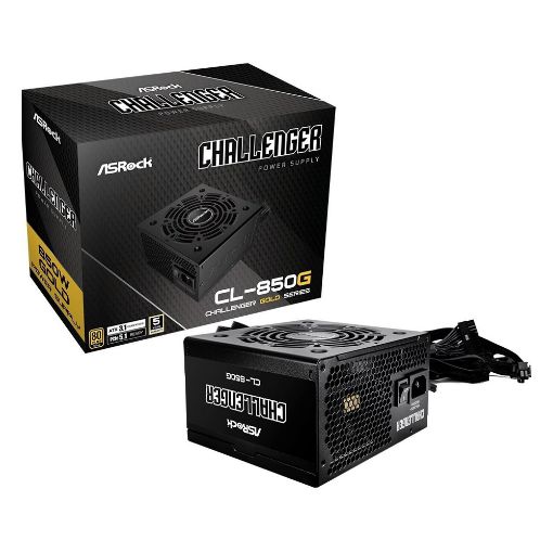 Εικόνα της Τροφοδοτικό ASRock Challenger CL-850G Full Wired 80 Plus Gold 850W Black 90-UXC085-GNEAAA