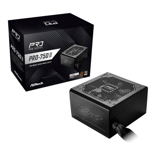 Εικόνα της Τροφοδοτικό ASRock Pro-750B Full Wired 80 Plus Bronze 750W Black 90-UXR075-BNEAA2