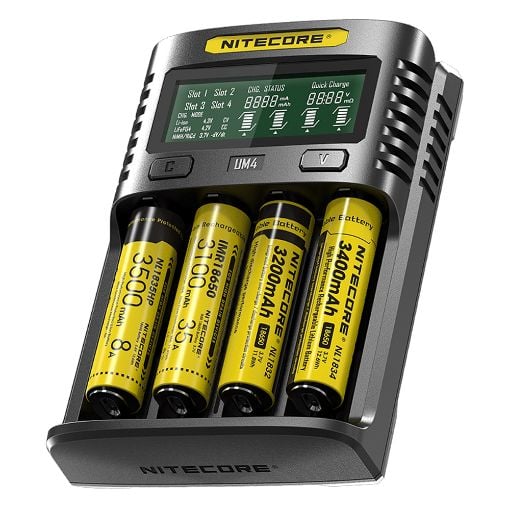 Εικόνα της Φορτιστής Μπαταριών Nitecore UM4 Ni-ΜΗ/Ni-CD AA/AAA/AAAA