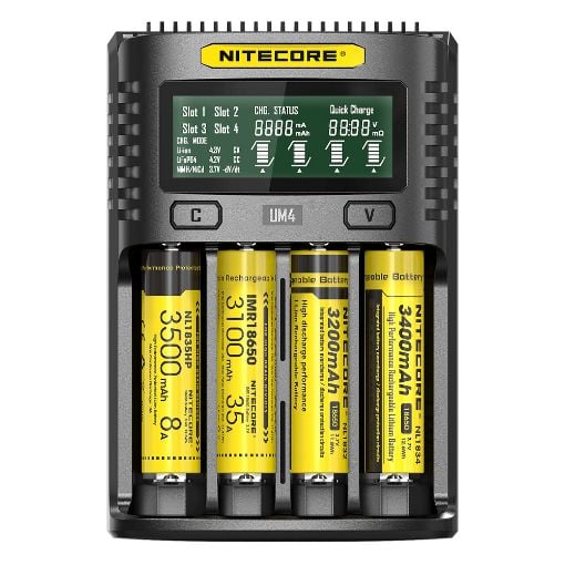 Εικόνα της Φορτιστής Μπαταριών Nitecore UM4 Ni-ΜΗ/Ni-CD AA/AAA/AAAA