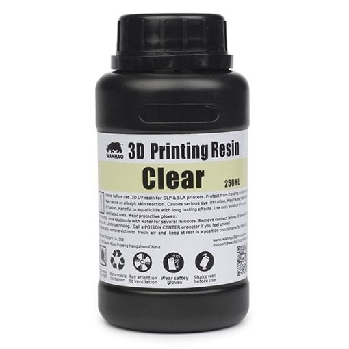 Εικόνα της Wanhao UV Resin Transparent 250ml