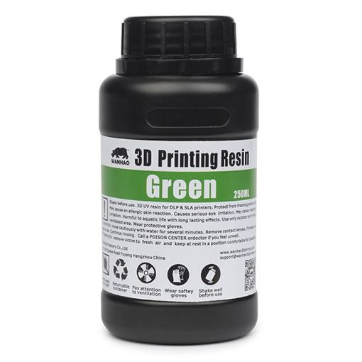 Εικόνα της Wanhao UV Resin Green 250ml