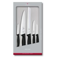 Εικόνα της Σετ Μαχαίρια Victorinox Swiss Classic 5τμχ Gift Box Mαύρο 6.7133.5G