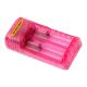 Εικόνα της Φορτιστής Μπαταριών Nitecore Q2 2Α Li-ion/IMR Pink