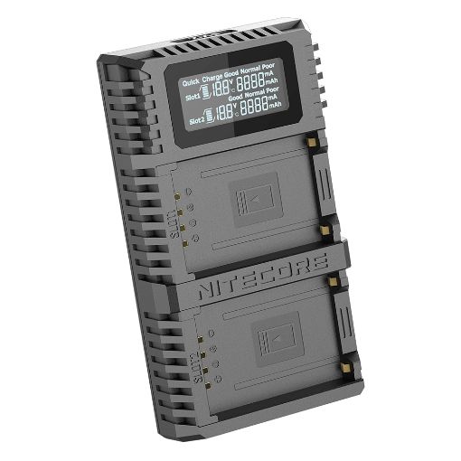 Εικόνα της Φορτιστής Μπαταριών Nitecore FX2 για Fujifilm NP-T125