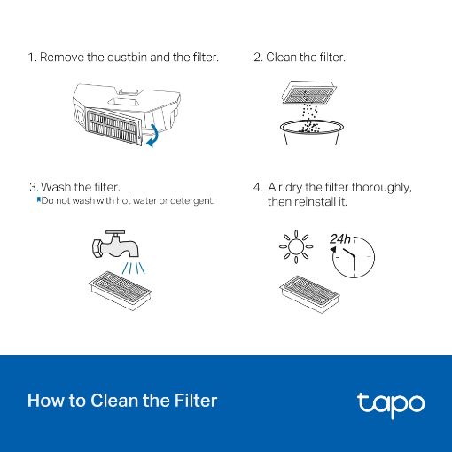Εικόνα της TP-Link Tapo RVA520 Robot Vacuum Replacement Kit for RV50 Series