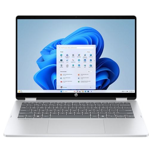 Εικόνα της Laptop HP OmniBook 5 Flip 2-in-1 14-fp0002nv 14" Touch Intel Core 5-120U 16GB 512GB SSD Win 11 Home Glacier Silver (US Keyboard) CF5C3EA