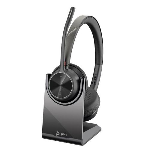Εικόνα της Headset Poly 4320-M Bluetooth Microsoft Teams Certified USB-A + USB-C/A Adapter + BT700 Dongle Black 7Y211AA