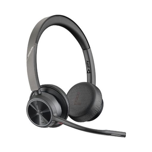 Εικόνα της Headset Poly 4320-M Bluetooth Microsoft Teams Certified USB-A + USB-C/A Adapter + BT700 Dongle Black 7Y211AA