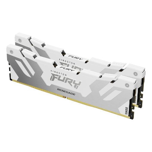 Εικόνα της Ram Kingston Fury Renegade 64GB (2x32GB) DDR5-6400MHz CL32 Silver/White KF564C32RWK2-64