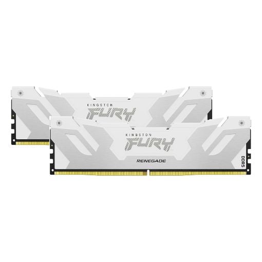 Εικόνα της Ram Kingston Fury Renegade 64GB (2x32GB) DDR5-6400MHz CL32 Silver/White KF564C32RWK2-64