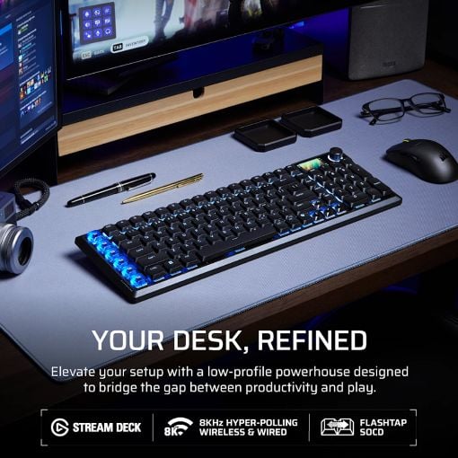 Εικόνα της Πληκτρολόγιο Corsair Vanguard Air 99 RGB OPX Low Profile Switches Black (US) CH-91HA01B-NA
