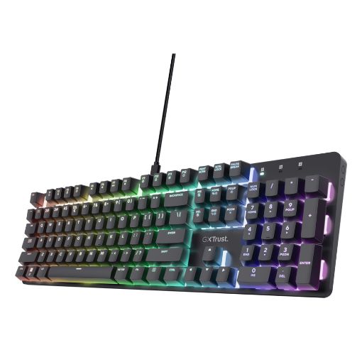 Εικόνα της Πληκτρολόγιο Trust GXT871 Zora RGB (US) Black 25510