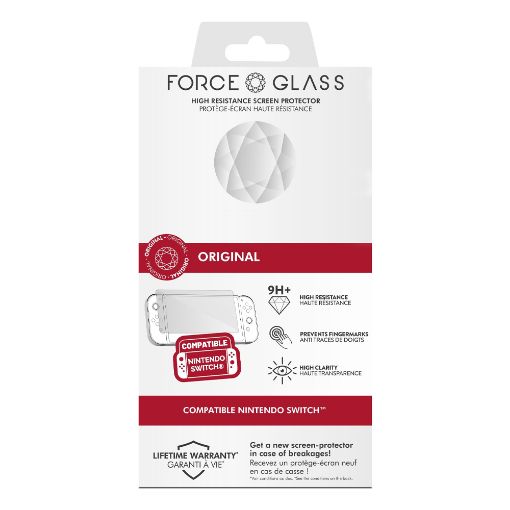 Εικόνα της Nacon Force Glass Screen Protector Kit for Nintendo Switch Oled