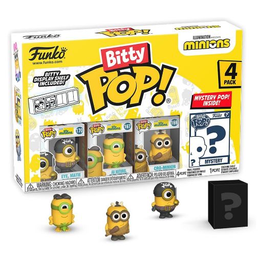 Εικόνα της Funko Bitty Pop! Minions 4-Pack Series 1