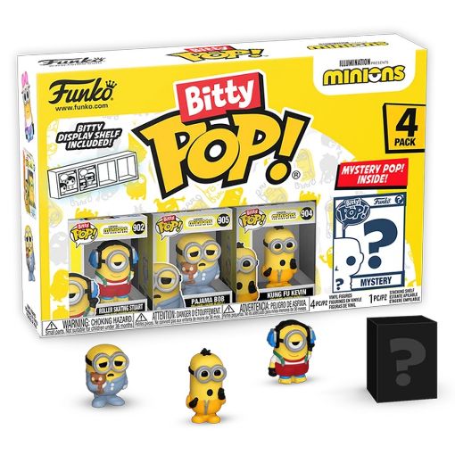 Εικόνα της Funko Bitty Pop! Minions 4-Pack Series 3