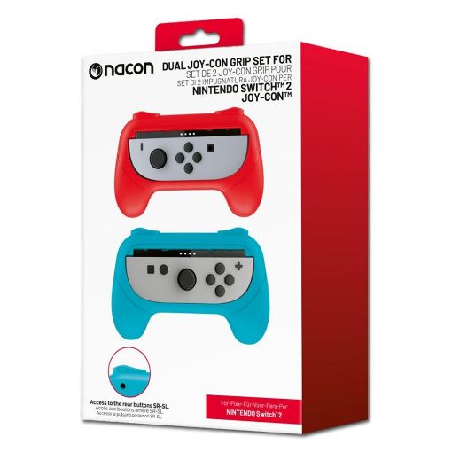 Εικόνα της Nintendo Switch 2 Joy-Con Grips Nacon Red/Blue
