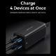 Εικόνα της Φορτιστής Vention GaN 2x USB-C & 2x USB-A 100W/18W White FBSWG-EU