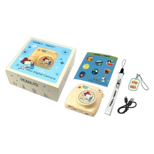 Εικόνα της Yashica x Peanuts Mini Digital Camera Cream YAS-MNDCSP-P2