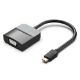 Εικόνα της Adapter Vention USB-C Male to VGA Female 0.15m Black TDDBB