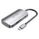 Εικόνα της USB Hub Vention 6-in1 USB-C/USB-A 0.15m Gray TNHHB