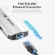 Εικόνα της Docking Station Vention 6-in-1 USB-C 4K Gray TOOHB