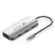 Εικόνα της Docking Station Vention 5-in-1 USB-C PD 4K 100W Gray TQDHB