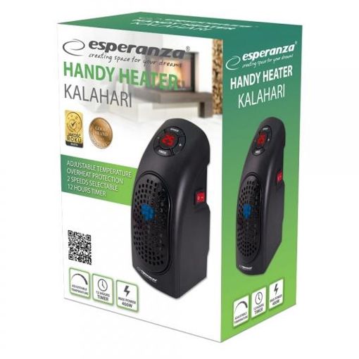 Εικόνα της Αερόθερμο Esperanza Kalahari 400W Black EHH007
