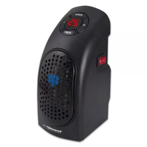 Εικόνα της Αερόθερμο Esperanza Kalahari 400W Black EHH007