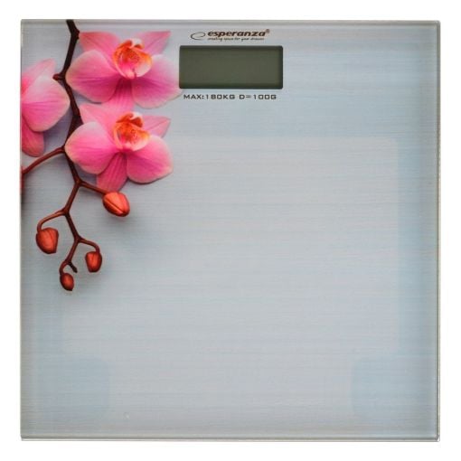 Εικόνα της Ψηφιακή Ζυγαριά Μπάνιου Esperanza Orchid 180kg White EBS010