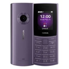 Εικόνα της Κινητό Τηλέφωνο Nokia 110 4G 2" Dual SIM (2024) Purple 1GF032BPF1G01
