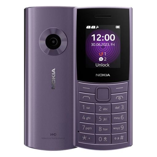 Εικόνα της Κινητό Τηλέφωνο Nokia 110 4G 2" Dual SIM (2024) Purple 1GF032BPF1G01