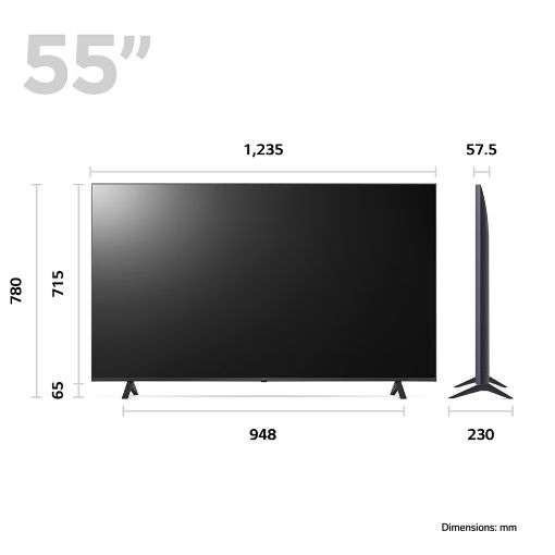 Εικόνα της Τηλεόραση LG 55" 4K UHD LED HDR 55UR78GC0LK