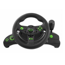 Εικόνα της Esperanza Racing Wheel Nitro for PC/PS3 Black/Green EGW102