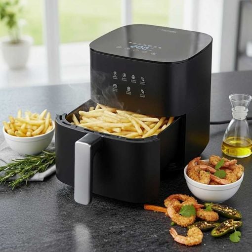 Εικόνα της Φριτέζα Αέρος Esperanza Patate Fritte 3.5lt 1350W Black EKA002