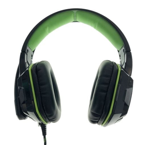 Εικόνα της Headphones Esperanza Venom Black/Green EGH380