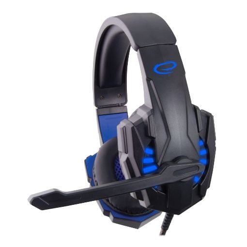 Εικόνα της Headphones Esperanza Avanger Black/Blue EGH450