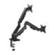 Εικόνα της Monitor Arm Powertech Dual 17-32" Tilt / Swivel / Rotate Black PT-1425