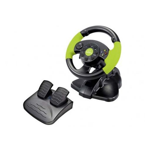 Εικόνα της Esperanza Racing Wheel High Octane Xbox Edition for PC/PS3/Xbox 360 Black/Green EG104