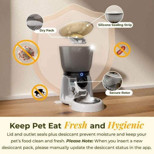 Εικόνα της Arenti Pet Feeder2 Kit με Ενσωματωμένη Κάμερα 3MP & Smart Water Fountain