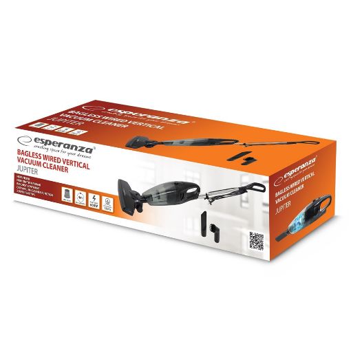 Εικόνα της Ηλεκτρική Σκούπα Stick Esperanza Jupiter 600W Black EHV101K