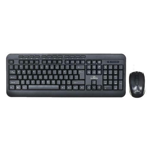 Εικόνα της Πληκτρολόγιο-Ποντίκι Esperanza Titanum Akron Wireless (US) Black TK109
