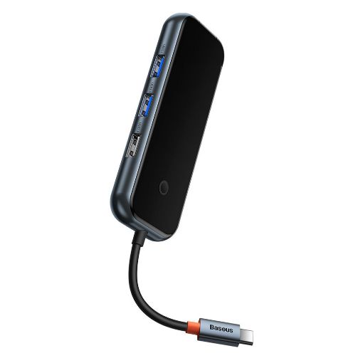 Εικόνα της USB Hub Baseus AcmeJoy 4-in-1 USB-C to 4x USB-A Gray WKJZ010513