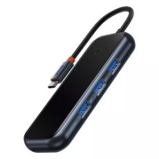 Εικόνα της USB Hub Baseus AcmeJoy 4-in-1 USB-C to 4x USB-A Gray WKJZ010513